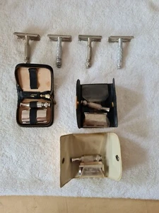 Gillette Travel Safety Razors Various Date Codes with Case and Without Case - Picture 1 of 16