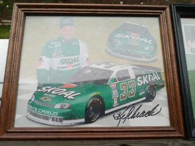 Autographed Signed  Ken Schrader NASCAR Racing Photograph Skoal 33 8x10 Kodiak Foto 1 de 2