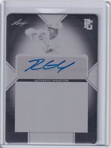 Rob Gordon 2020 Leaf Perfect Game Plate & Proof Autos 1/1