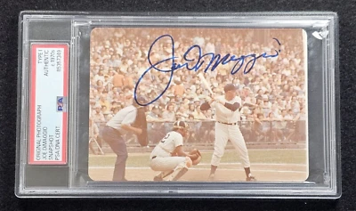 Rare 1970's JOE DIMAGGIO Signed Original TYPE 1 Snapshot Photo-HOF-YANKEES-PSA - Image 1 of 4