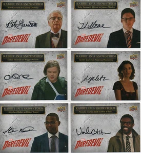 Marvels Daredevil Seasons 1 & 2 - Autograph, Film Cel & Sketch Card Selection NM - Picture 1 of 30