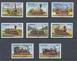 Paraguay 1976 Mi 2774-81 150th Anniversary Stockton and Darlington Railway MNH - Picture 1 of 1