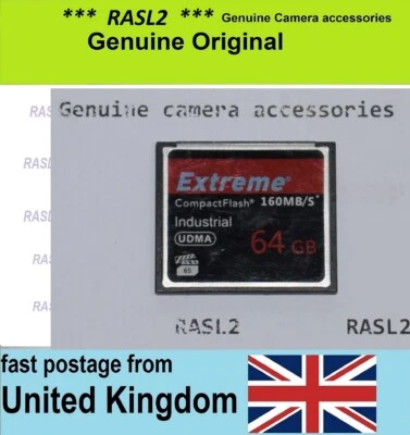 64GB SanDisk 160MB/s CF Compact Flash Memory Card For Canon 5D,Nikon D5,D4,D7500 - Image 1 of 2