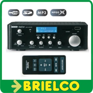 AMPLIFICADOR HI-FI 25+25W SURROUND 10+10W 3 ENTRADA STEREO LECTOR USB MP3 BD3809 - Bild 1 von 2