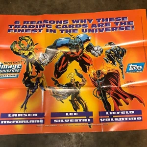 Póster promocional de cómic de los fundadores Image Universe Topps Finest 1994 23x30 - Imagen 1 de 3