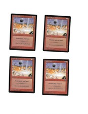 ++ 4x MTG Magic Stone Rain Portal Second Age Playset Free US Shipping! ++