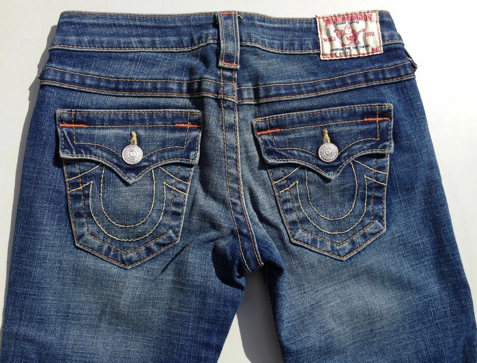 True Religion 'BILLY' Blue Jeans Size W26 L31 AU8 XS - Image 1 of 4
