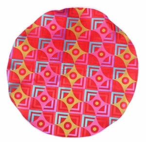 Lord R Colton Masterworks Pocket Round Atrani Vivid Red Silk - $75 Retail New - Picture 1 of 2