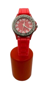 Geneve Watch - Pink, Silicone Strap, (New) - Picture 1 of 2