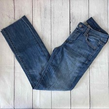 Fidelity Denim Rev High Rise Straight Jeans (26)