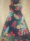 Women's Apt 9 Multicolored Floral Sleeveless Hi-Low Lined Dress Size M