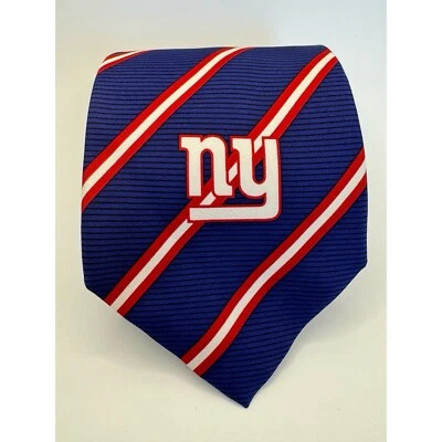 Corbata a rayas rojas, blancas y azules de los New York Giants de la NFL Foto 1 de 4