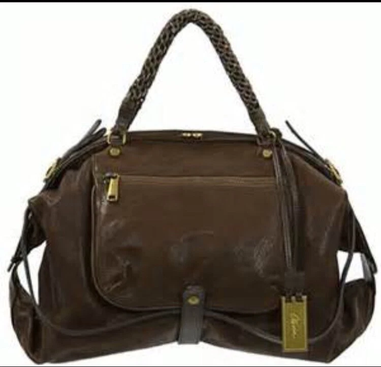 ¡Bolso de mano Joy Gryson Olivia Espresso/Marrón/Negro con textura!... $695.00 Foto 1 de 3