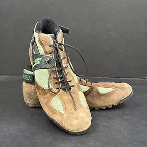 Zapatos planos especializados para bicicleta de montaña para hombre talla Banda de rodadura de gamuza con clips verdes EU 44 - Imagen 1 de 11