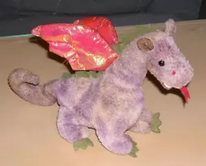 Scorch the Dragon, Ty Beanie Baby (1998), etiqueta sin colgante, muy bueno - Imagen 1 de 1