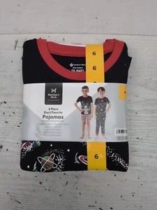 Member's Mark Boy's 4 Piece Super Soft Mix and Match Favorite Pajamas Sz 6 L5 - Picture 1 of 5