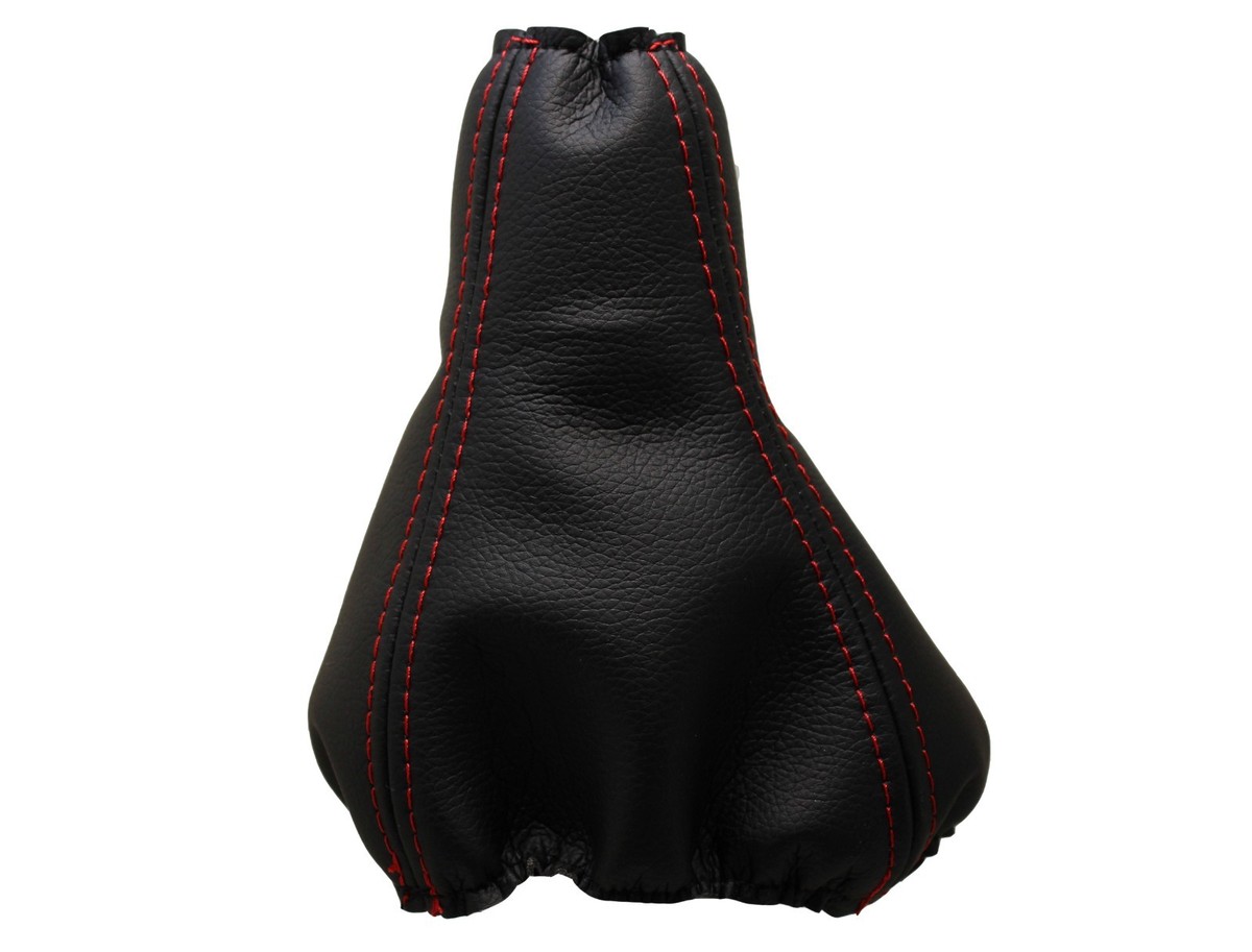 Cuffia Leva Cambio In Pelle Per Land Rover Freelander 2007-2014 - Nero, Cucitura