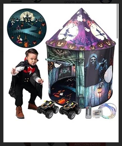 Tienda de campaña Halloween para niños con camión monstruo juguete incluido! - Imagen 1 de 5