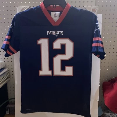 Camiseta New England Patriots #12 Brady Juvenil (10-12) Foto 1 de 4