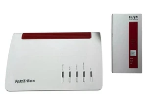 AVM FRITZ!Box 7590 + 1750e Repeater Mesh Set - Sehr Guter Zustand! ✅ - Afbeelding 1 van 3