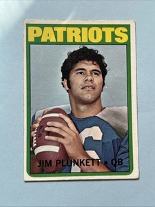 1972 Topps Jim Plunkett (RC) #65 - Foto 1 di 2