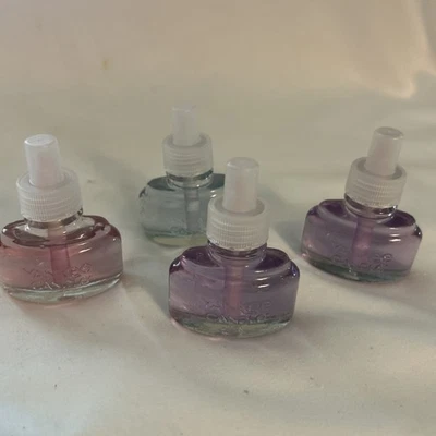 Lote De 4 Nuevos Sin Etiquetas Yankee Candle Scent Plug Recargas 3 Aromas Varios Foto 1 de 4