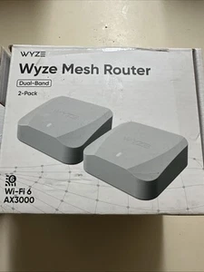 Wyze AX3000 router Wi-Fi 6 mesh dual band - bianco scatola aperta nuovo - Foto 1 di 2