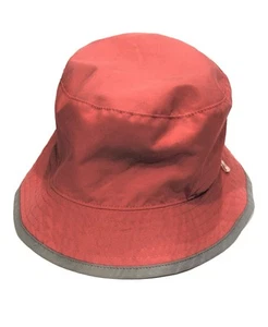 THE NORTH FACE BUCKET HAT YOUTH/JUNIOR SIZE M CORAL/GRAY REVERSIBLE PACKABLE - Picture 1 of 9