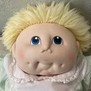 Vintage 1984 blonde Haare Kohl Patch Puppe blaue Augen Coleco - Bild 1 von 11