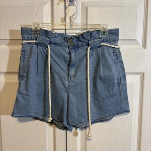 Kut From The Kloth Damen Shorts Größe 6 Blau Chambray Shorts - Bild 1 von 9