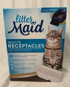 Offene Box Katzentoilette Abfallbehälter 3. Auflage NEU 16 Pfannen, 17 Deckel - Bild 1 von 5