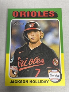 2024 Topps Heritage High Number #692 Jackson Holiday - Picture 1 of 10