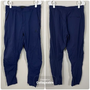 Pantalones de chándal Nike Air Jordan SW Tech para hombre talla mediana azules con cremallera - Imagen 1 de 8