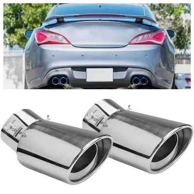 For Hyundai Azera 06-16 2PC Car Tail Pipe Exhaust Rear Muffler Tailpipe Tip Foto 1 de 4