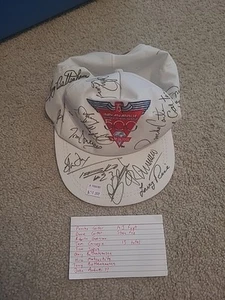 AL May 26 1991 75th Indianapolis 500 Signed Strapback Hat 15 Sigs Foyt A00085 - Picture 1 of 6