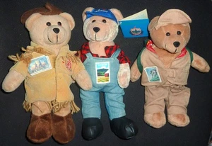 USPS Teddy Bear Plush Lot - Lewis & Clark Vermont New Hampshire - Picture 1 of 5