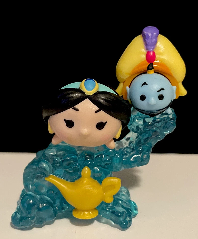 Figuras de vinilo Disney Aladdin Tsum Tsum princesa jazmín y genio con accesorios Foto 1 de 4