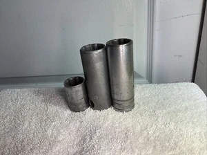 3 Vintage Snap On 1/2” Dr Sockets - S-261~13/16”- SW-240~3/4” - 2241~15/16” - Picture 1 of 5