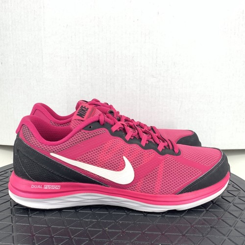 Nike Sneakers Bambini Giovani Taglia 6 5 Scarpe Rosa Maglia Dual Fusion Run 3 Donna 8