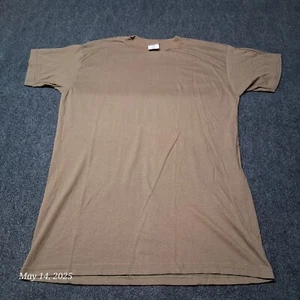 DPSC by Skilcraft Military Under Shirt Brown Sz Large 8420-01-112-1476 - Picture 1 of 5