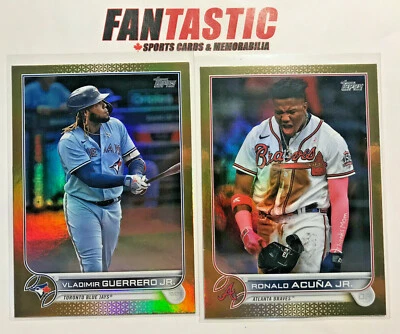 2022 Topps Series 1 & 2 & Update baseball GOLD FOIL Parallel Card YOU PICK - Image 1 of 2