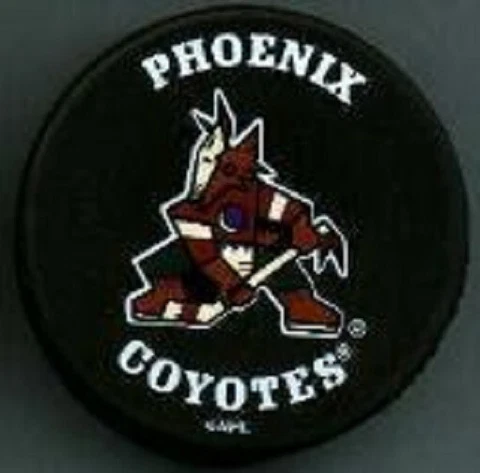 PHOENIX COYOTES 2002-2003 Basic Style NHL PUCK Old Logo - #BL Cover