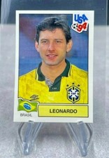 Panini FIFA 1994 USA World Cup Story Sticker LEONARDO 235 NEW BRASIL 