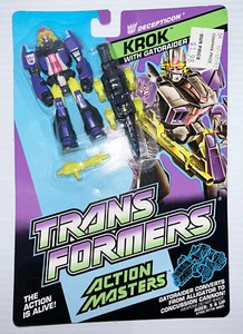 1989 Hasbro Transformers G1 Action Masters Decepticon Krok MOC. Sneaky Evil! - Picture 1 of 2