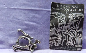 Brosche Tinn Per Edda  silberfarben  Original Viking Collection - Bild 1 von 6