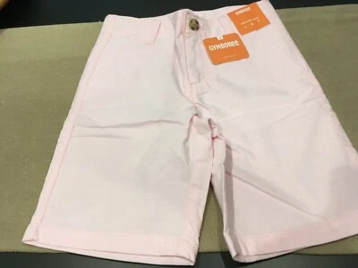 NUEVO Pantalones Cortos Chinos Gymboree Niños 6 Rosa Pálido Ajuste Preparativo Cintura Ajustable Venta al por menor $30 Foto 1 de 4