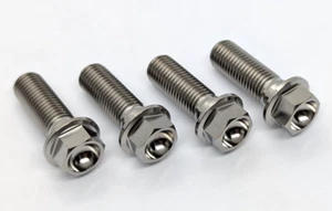 Yamaha R1 Titanium front brake caliper bolt kit 98-03 Ti bolts YZF1000r R6 - Picture 1 of 4