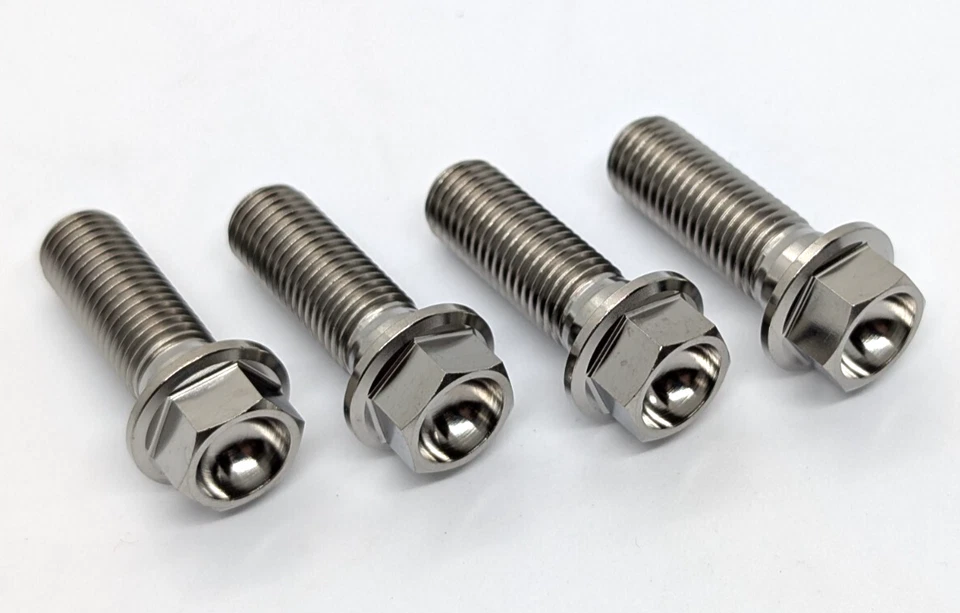 Yamaha R1 Titanium front brake caliper bolt kit 98-03 Ti bolts YZF1000r R6 - Image 1 of 4