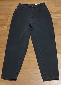 Vintage 90er Bonjour Damen Gr. 12 High Rise Mom schwarze Jeans 75482101 9559 - Bild 1 von 11