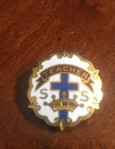 Sunday School Teacher Lapel Hat Pin - Picture 1 of 3